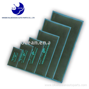 radial compounded reinforcing rubber tire repair patch